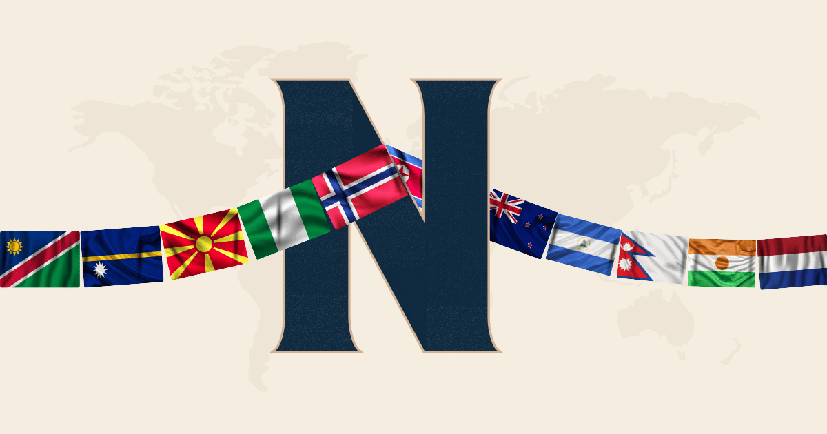 Countries Starting with N